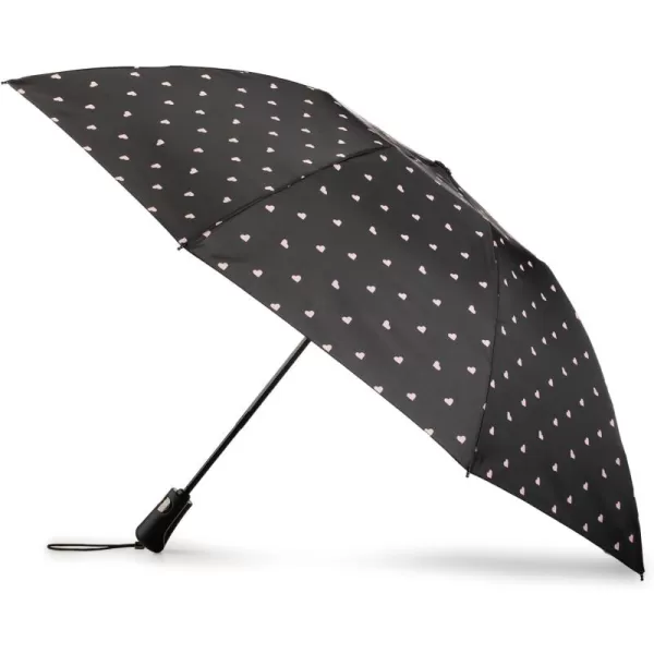 Totes Reverse Close Folding Inbrella with Auto Open Close and Compact, Windproof Design