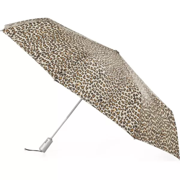 totes Automatic Open Close Water-Resistant Foldable Golf Umbrella with Sun Protection