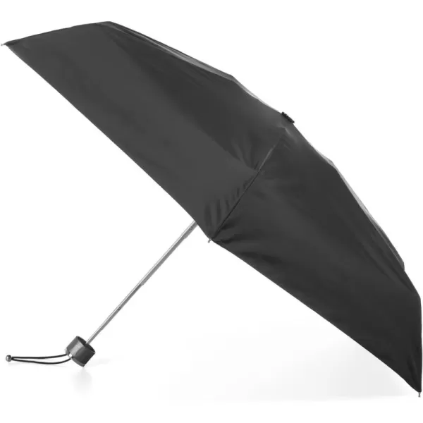 totes Titan Manual Open Windproof &amp; Water-Resistant Compact Foldable Travel Umbrella