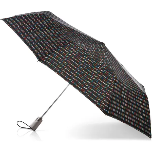 totes Titan Portable Travel Umbrella – Windproof, Waterproof, Strong, Compact Umbrella – Perfect for the Car, Backpack, and On-the-Go