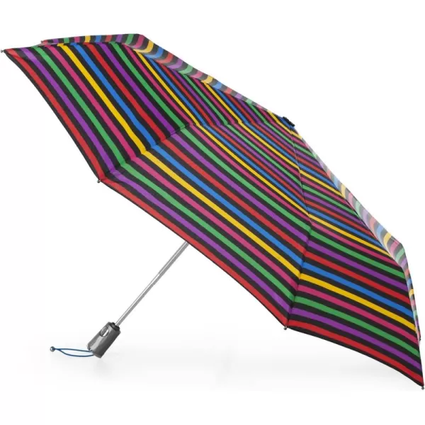 totes Titan Portable Travel Umbrella – Windproof, Waterproof, Strong, Compact Umbrella – Perfect for the Car, Backpack, and On-the-Go