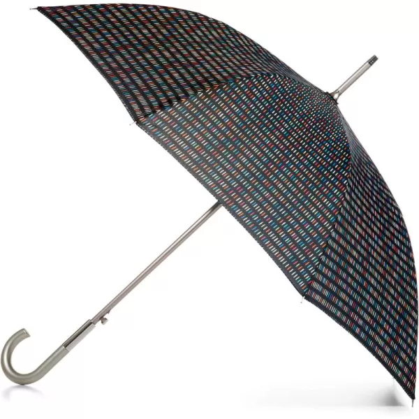 totes Unisex Auto Open J-Handle Stick ECO Umbrella