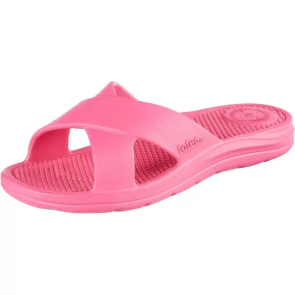 totes Women's Everywear Cross Slide Sandal