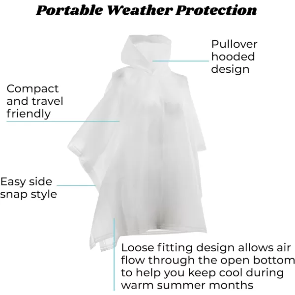 totes Adult's and Kid's Rain Poncho