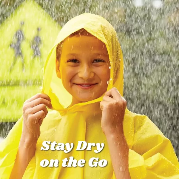 totes Adult's and Kid's Rain Poncho