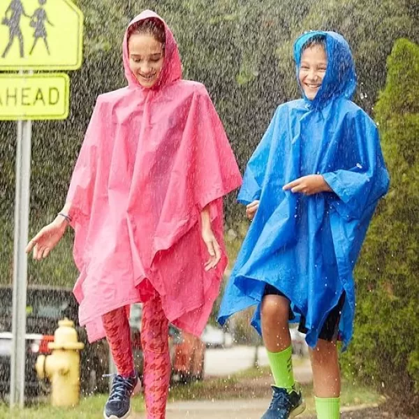 totes Adult's and Kid's Rain Poncho