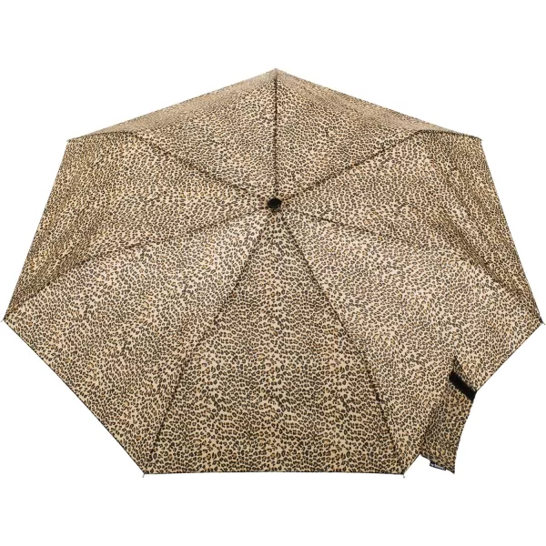totes Automatic Open Close Water-Resistant Travel Folding Umbrella, Black