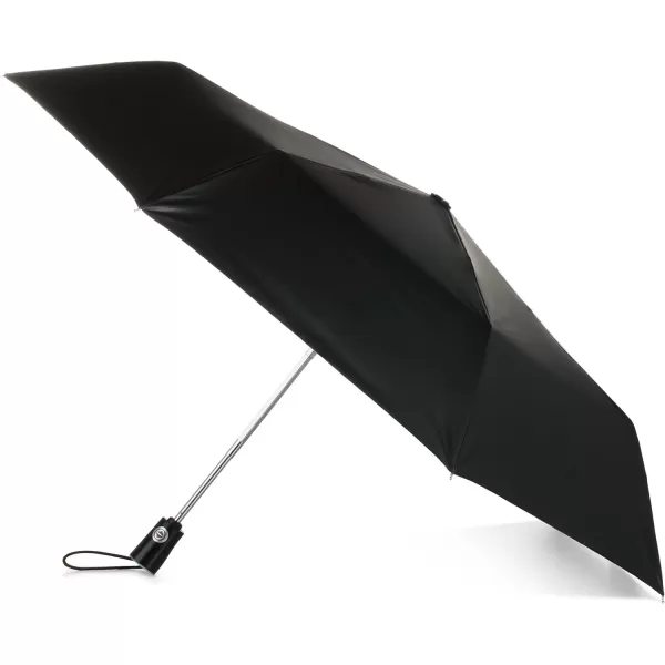 totes Canopy Print Auto Open Close Umbrella, Raindrops
