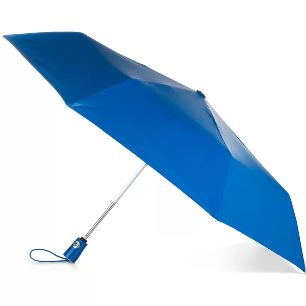 totes Canopy Print Auto Open Close Umbrella, Raindrops