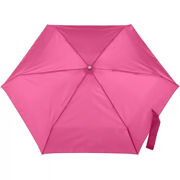 totes Compact Water-Resistant Travel Foldable Umbrella, One Size, Black