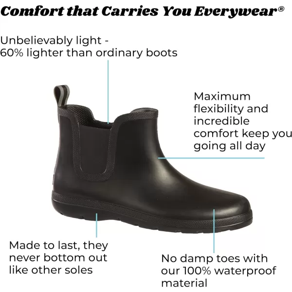 totes Men's Everywear Chelsea Rain Boots Ankle