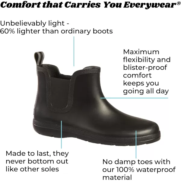 totes Men's Everywear Chelsea Rain Boots Ankle