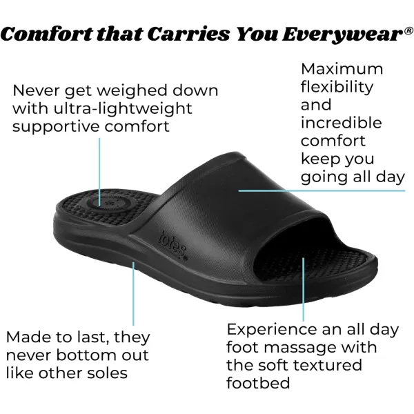 totes Men's Everywear Slide Sandal
