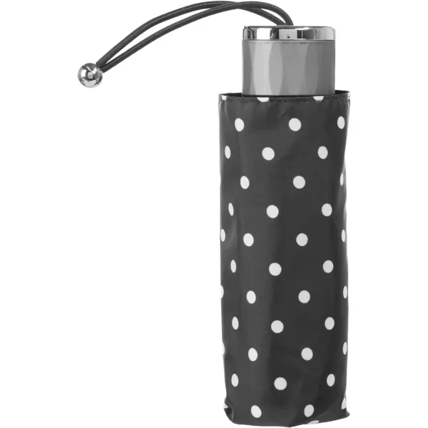 totes Titan Manual Open Windproof &amp; Water-Resistant Compact Foldable Travel Umbrella