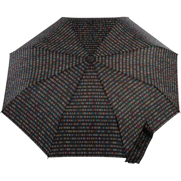 totes Titan Portable Travel Umbrella – Windproof, Waterproof, Strong, Compact Umbrella – Perfect for the Car, Backpack, and On-the-Go