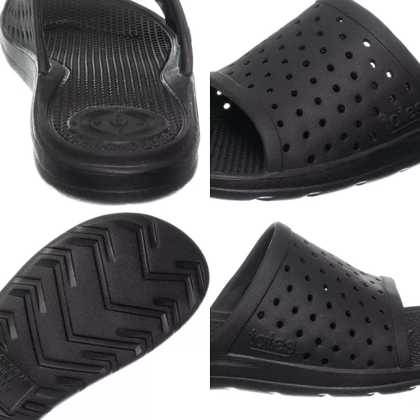 totes Women's Everywear Ara Slide: All-Day comfort in a Lightweight and Springy Sandal, Flexible Waterproof Contoured Footbed, Durable Scuff Resistants, Perfect for the Beach or Pool