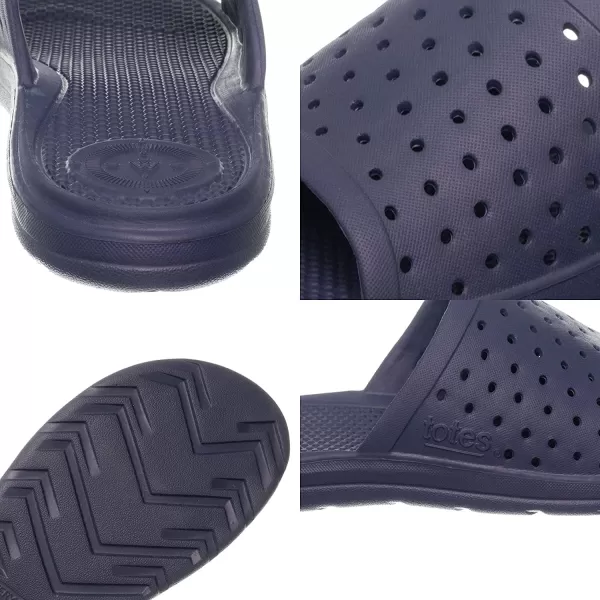 totes Women's Everywear Ara Slide: All-Day comfort in a Lightweight and Springy Sandal, Flexible Waterproof Contoured Footbed, Durable Scuff Resistants, Perfect for the Beach or Pool