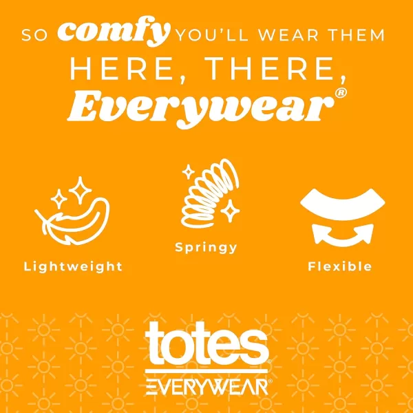 totes Women's Everywear Ara Slide: All-Day comfort in a Lightweight and Springy Sandal, Flexible Waterproof Contoured Footbed, Durable Scuff Resistants, Perfect for the Beach or Pool