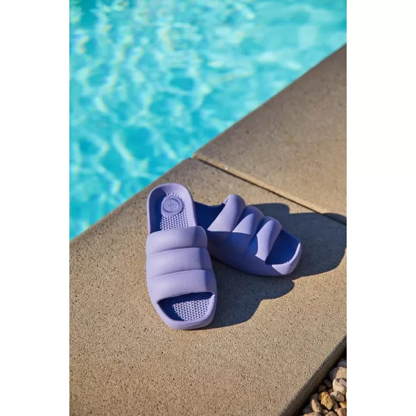 totes Women's Everywear Puffy Slide Sandal