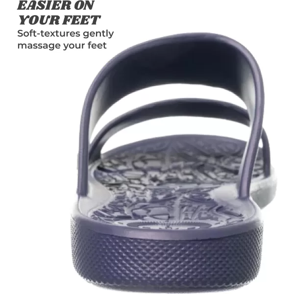 totes Women’s Slides - Everywear Hudson Soft, Waterproof Pool &amp; Beach Sandals