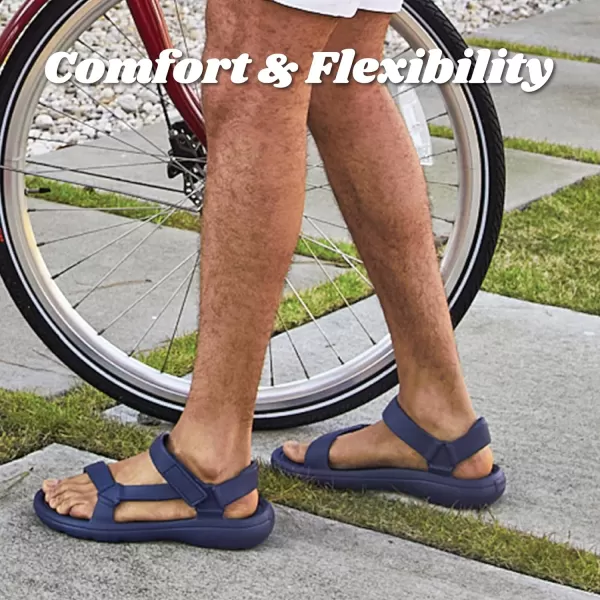 totes Men's Everywear Adjustable Riley Sport Sandal