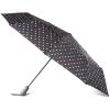 imagetotes Mens and Womens Ultimate Folding Umbrella with Auto Open Close Windproof Sun ProtectionWHITE MULTI SPORT DOT