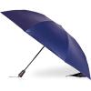 imagetotes Reverse Close Folding Inbrella with Auto Open Close and Compact Windproof Design BlackBLUE LARGE RAINDROPS