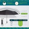 imagetotes Mens and Womens Ultimate Folding Umbrella with Auto Open Close Windproof Sun ProtectionCLOUDS