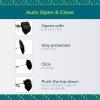 imagetotes Mens and Womens Ultimate Folding Umbrella with Auto Open Close Windproof Sun ProtectionCLOUDS