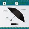 imagetotes Reverse Close Folding Inbrella with Auto Open Close and Compact Windproof Design BlackSRIRACHA