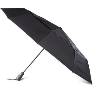 imagetotes Mens and Womens Ultimate Folding Umbrella with Auto Open Close Windproof Sun ProtectionBLACK