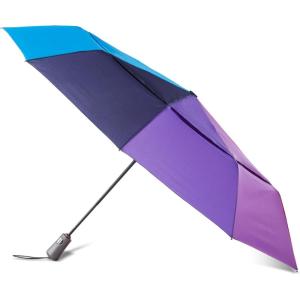 imagetotes Mens and Womens Ultimate Folding Umbrella with Auto Open Close Windproof Sun ProtectionRAINBOW