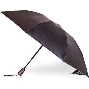 imagetotes Reverse Close Folding Inbrella with Auto Open Close and Compact Windproof Design BlackBLACK ELECTRIC FLORAL