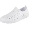 imagetotes UnisexChild Everywear Lightweight Waterproof Contoured Splash and Play Eyelet Sneaker SandalsWhite