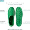 imagetotes UnisexChild Everywear Lightweight Waterproof Contoured Splash and Play Eyelet Sneaker SandalsClassic Green