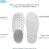imagetotes UnisexChild Everywear Lightweight Waterproof Contoured Splash and Play Eyelet Sneaker SandalsWhite