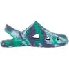 imagetotes UnisexChild Everywear Splash and Play ClogBlue Green Marble  Strap