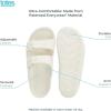 imagetotes Womens Everywear Lightweight Waterproof Adjustable Double Buckle Slide SandalBirch