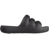 imagetotes Womens Everywear Lightweight Waterproof Puffy Cloud Slide SandalBlack