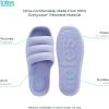 imagetotes Womens Everywear Lightweight Waterproof Puffy Cloud Slide SandalPeriwinkle