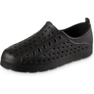 imagetotes UnisexChild Everywear Lightweight Waterproof Contoured Splash and Play Eyelet Sneaker SandalsBlack