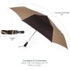 image:imageTotes Folding Golf Umbrella Water Repellant Auto OpenClose UV Sun Protection 54Inch NavyWhiteSteel Blue