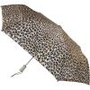 image:imagetotes Automatic Open Close WaterResistant Travel Folding Umbrella with Sun Protection Leopard SpotLeopard Spot