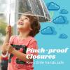 image:imagetotes Kids Clear Lightweight Dome Canopy Bubble Umbrella with Wind and Rain ProtectionDots