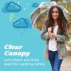 image:imagetotes Kids Clear Lightweight Dome Canopy Bubble Umbrella with Wind and Rain ProtectionDots