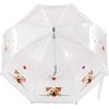 image:imagetotes Kids Clear Lightweight Dome Canopy Bubble Umbrella with Wind and Rain ProtectionHEART DOG