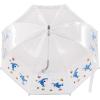 image:imagetotes Kids Clear Lightweight Dome Canopy Bubble Umbrella with Wind and Rain ProtectionSWIMMING SHARKS