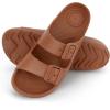 image:imagetotes Womens Everywear Lightweight Waterproof Adjustable Double Buckle Slide SandalAdobe