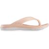 image:imagetotes Womens Everywear Lightweight Waterproof TwoTone Ara Flip Flop SandalsPink With White Sole