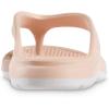 image:imagetotes Womens Everywear Lightweight Waterproof TwoTone Ara Flip Flop SandalsPink With White Sole
